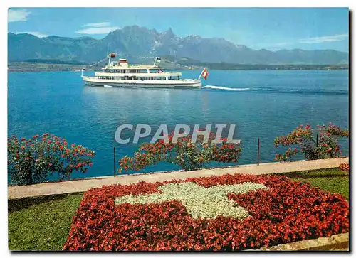 Cartes postales moderne Oberhoten am Thunersee Schlossgarten