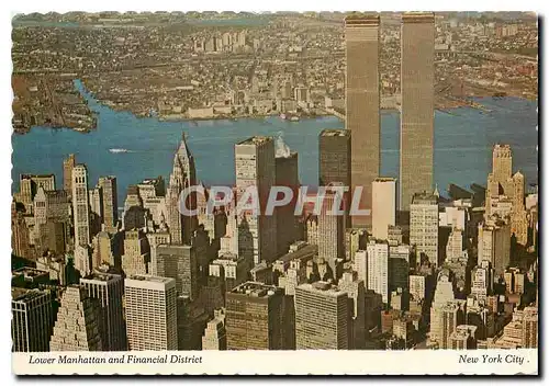 Cartes postales moderne Lower Manhattan and Financial District New York City