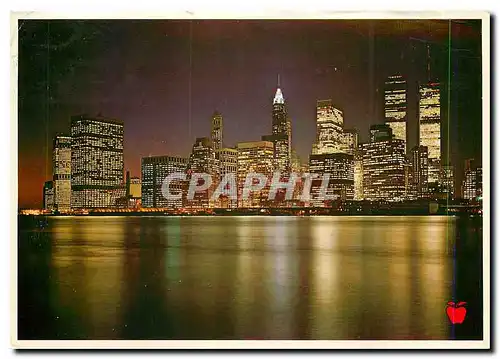 Cartes postales moderne New York City The Incandescent beauty of the downtown Manhattan skyline