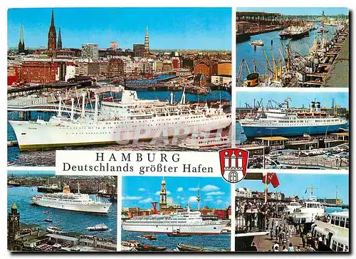 Cartes postales moderne Hamburg Deutschlands groster Hafen