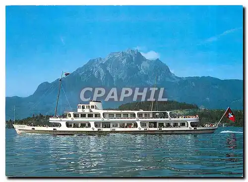 Cartes postales moderne Vierwaldstattersee Lac des Quatre Cantons MS Schwyz