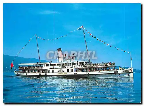 Cartes postales moderne Vierwaldstattersee DS Stadt Luzern