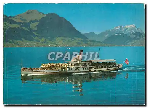 Cartes postales moderne Raddampfer Gallia auf dem Vierwaldstattersee