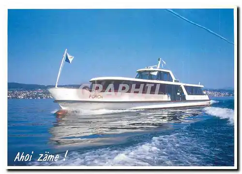 Cartes postales moderne Ahoi zame Zurichsee