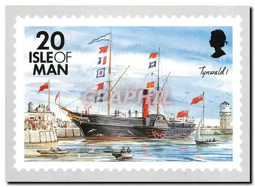 Cartes postales moderne Ships Isle of Man Tynwald I