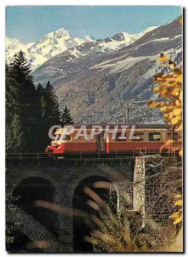 Cartes postales moderne Trans Europ Express Gottardo Basel Zurich Lugano Como Milano Ticino Zurich Lugano Como Milano Ci