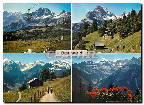 Cartes postales moderne Braunwald Schweiz