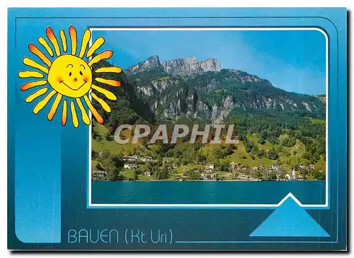 Cartes postales moderne Bauen Zentralschweiz am mit Vierwaldstattersee mit Niederbauenstock