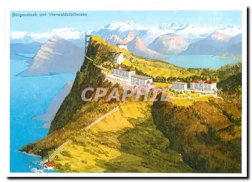 Cartes postales moderne Burgenstock und Vierwaldstattersee
