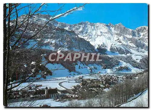 Moderne Karte Zentralschweiz Sommer und Winterkurort Engelberg