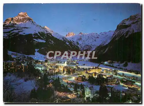 Cartes postales moderne Engelberg Zentralschweiz mit Hahnen und Spannorter