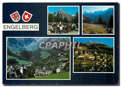 Moderne Karte Switzerland Engelberg