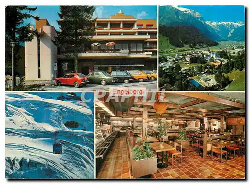 Moderne Karte Engelberg Zentralschweiz Coop Center mit Restaurant