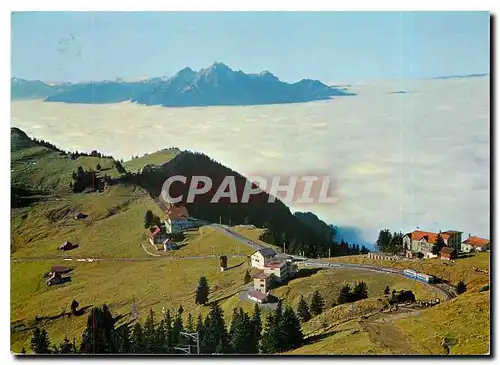 Cartes postales moderne Rigi Staffel Blick auf Nebelmeer und Pilatus
