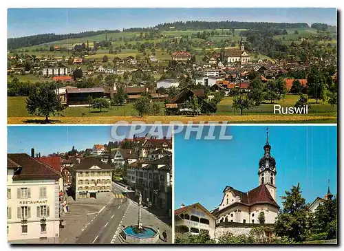 Cartes postales moderne Ruswil Dorfplatz