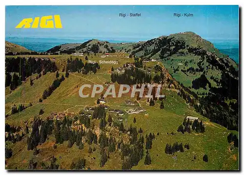 Cartes postales moderne Rigi Scheidegg Flugaufnahme mit Rigi Kulm