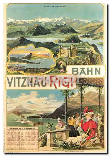 Cartes postales moderne Vitznau Rigi Bahn