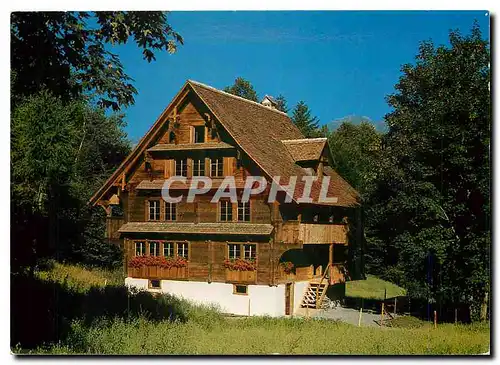 Moderne Karte Schweiz Freilichtmuseum Ballenberg ob Brienz