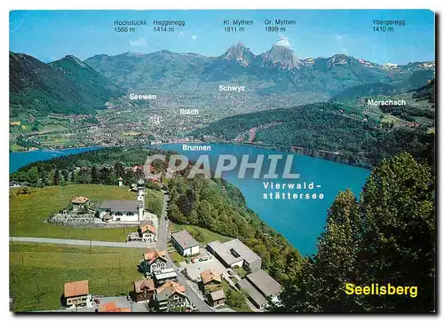 Moderne Karte Switzerland Seelisberg