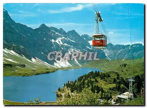 Cartes postales moderne Engelberg Luftseilbahn Trubsee Titlis