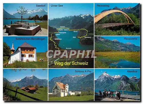 Cartes postales moderne Weg der Schweiz