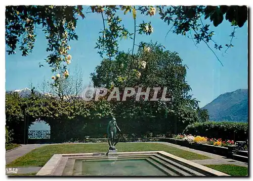 Moderne Karte Isole di Brissago Lago di Maggiore Parco Botanico del Ct Ticino