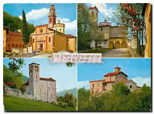 Cartes postales moderne Le Chiese Monumentali di Carona