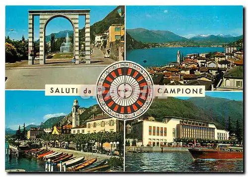 Cartes postales moderne Campione d'Italia Lago di Lugano