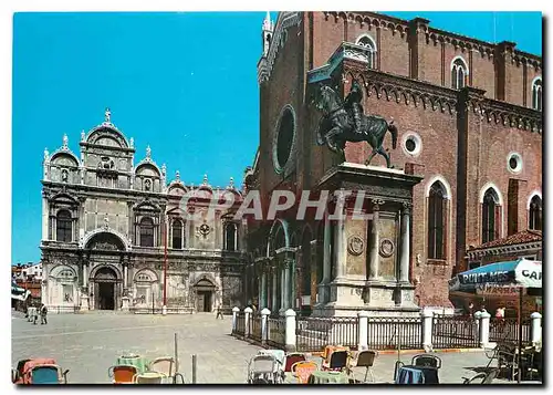 Moderne Karte Venezia Place S Juan et Paul Monument a Colleoni