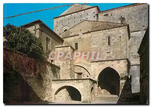 Moderne Karte Gerace Vue du cote sur de la Cathedrale