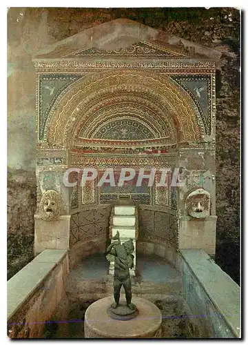 Cartes postales moderne Pompei Fouilles Maison de la Grande Fontaine Nympheum en Mosaique