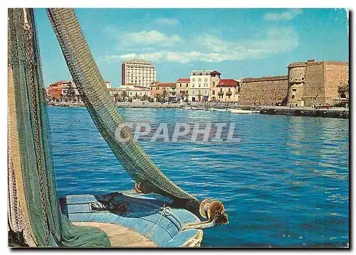 Cartes postales moderne Alghero Grand Hotel Catalunya vu du port