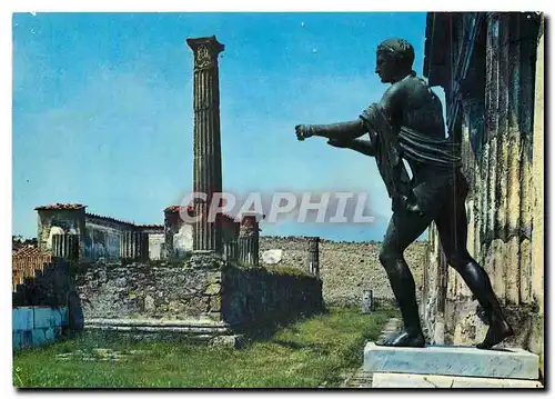 Moderne Karte Pompei Le Temple d'Apollon