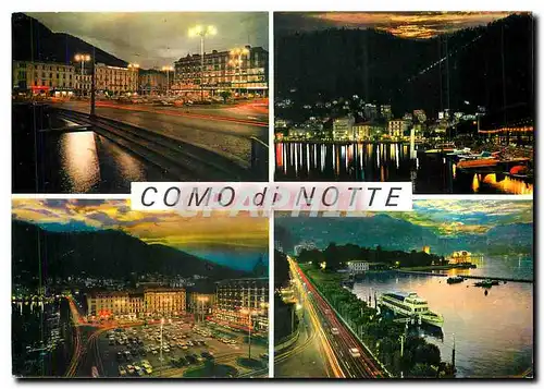 Cartes postales moderne Como di Notte