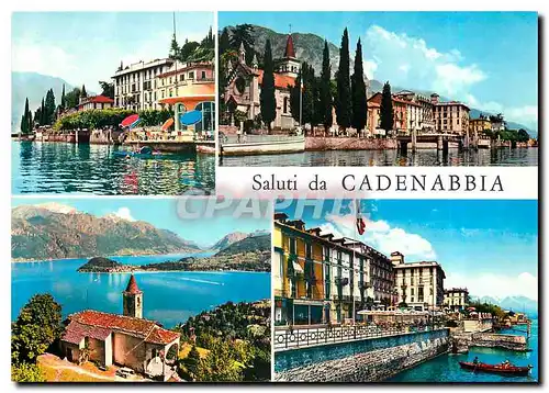 Cartes postales moderne Saluti da Cadenabbia