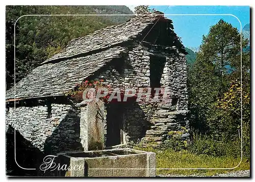 Moderne Karte Frasco Valle Verzasca