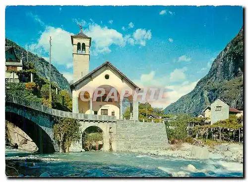 Cartes postales moderne Cevio Vallemaggia Chiesa della Rovana