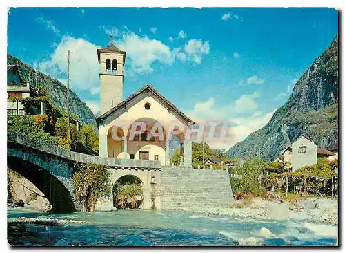 Cartes postales moderne Cevio Vallemaggia Chiesa della Rovana