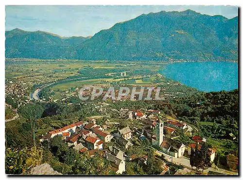 Cartes postales moderne Alberga Meister Contra sopra Locarno Dige di Contra Valle Verzasca