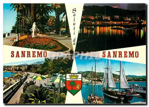 Cartes postales moderne Saluti di San Remo