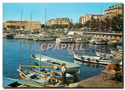 Moderne Karte Sanremo Vue du port