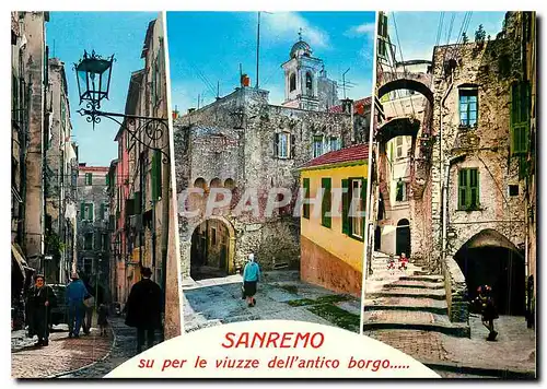 Cartes postales moderne Sanremo Su per le viuzze dell'antico borgo