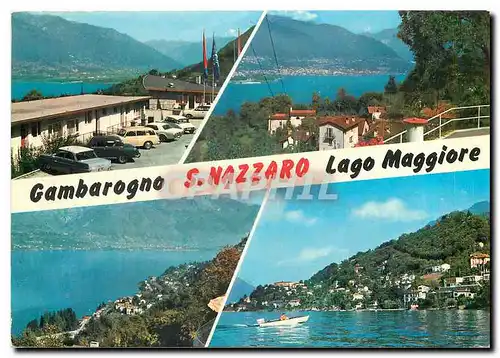 Cartes postales moderne Gambarogno S Nazzaro Lago Maggiore