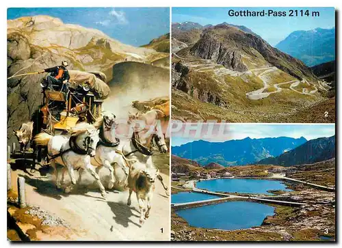 Cartes postales moderne Gotthard Pass 2114 m