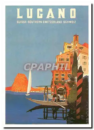 Cartes postales moderne Lugano Switzerland