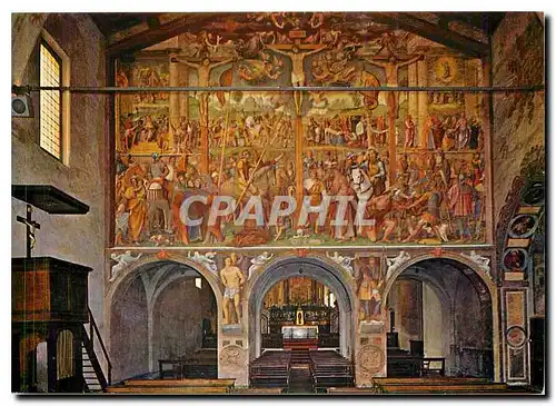 Cartes postales moderne Chlesa degli Angeli Lugano Crocifissione Luini