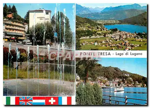 Cartes postales moderne Ponte Tresa Lago di Lugano