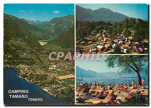 Moderne Karte Camping Tamaro Tenero Lago Maggiore