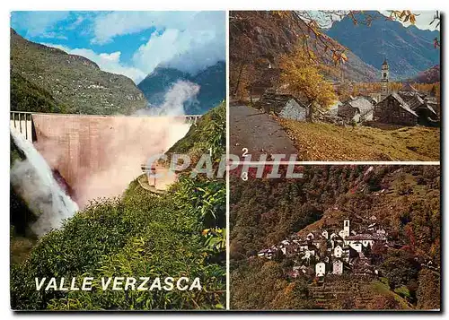 Moderne Karte Valle Verzasca Sonogno