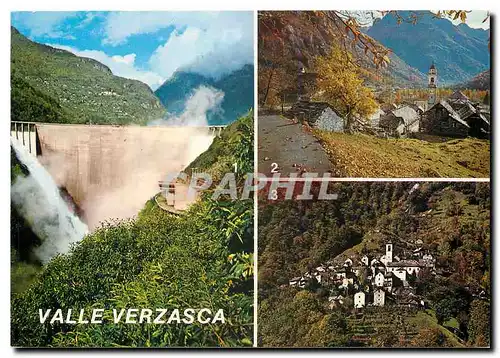 Moderne Karte Valle Verzasca Sonogno